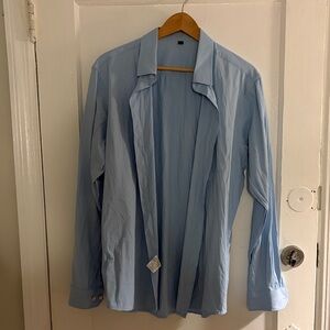 Men's baby Blue dress shirt
